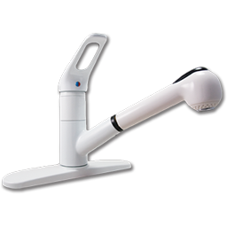 Show details for WHITEFALLS SINGLE LEVER HANDLE KITCHEN FAUCET PULL-OUT SPOUT - WHITE Picture of WHITEFALLS SINGLE LEVER HANDLE KITCHEN FAUCET PULL-OUT SPOUT - WHITE