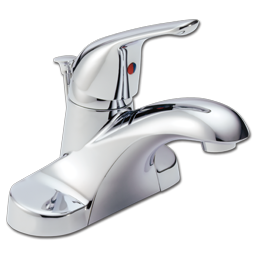 Show details for DELTA SINGLE HANDLE CENTERSET LAVATORY FAUCET W/POP-UP - CHROME Picture of DELTA SINGLE HANDLE CENTERSET LAVATORY FAUCET W/POP-UP - CHROME