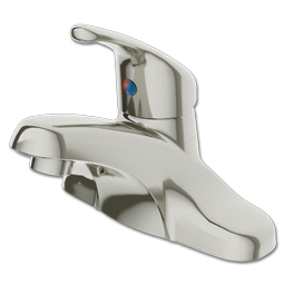 Show details for CFG CORNERSTONE SINGLE LEVER LAVATORY FAUCET WITHOUT POP-UP - BRUSHED NICKEL Picture of CFG CORNERSTONE SINGLE LEVER LAVATORY FAUCET WITHOUT POP-UP - BRUSHED NICKEL