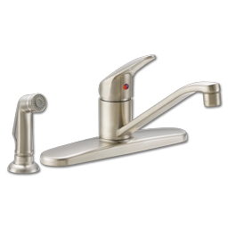 Show details for CFG SINGLE HANDLE KITCHEN FAUCET WITH SPRAY - STAINLESS STEEL Picture of CFG SINGLE HANDLE KITCHEN FAUCET WITH SPRAY - STAINLESS STEEL