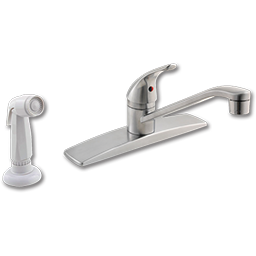 Show details for PFISTER SINGLE LEVER KITCHEN FAUCET STAINLESS STEEL WITH SPRAY - STAINLESS STEEL Picture of PFISTER SINGLE LEVER KITCHEN FAUCET STAINLESS STEEL WITH SPRAY - STAINLESS STEEL