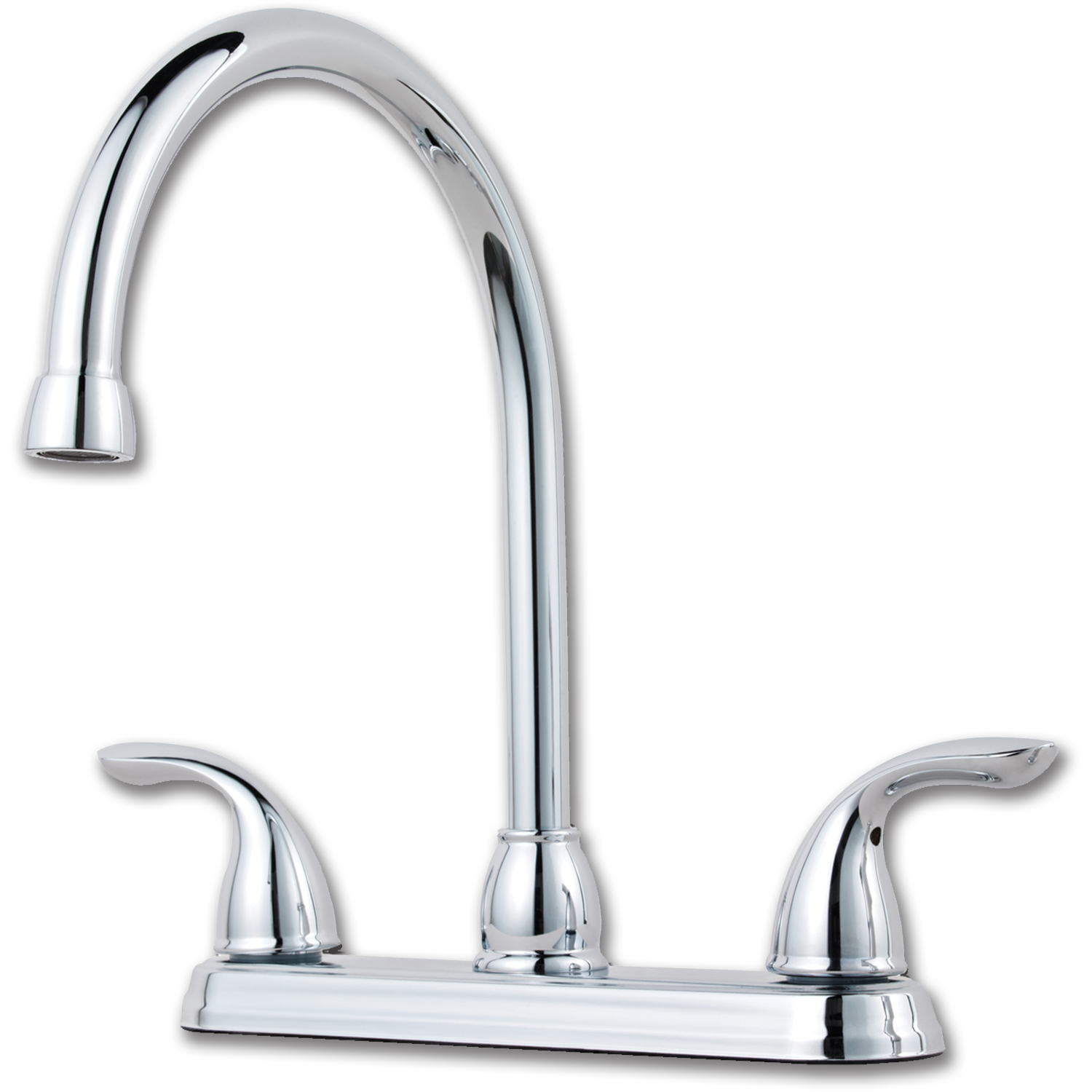 Chadwell Supply. PFISTER TWO METAL HANDLE HIGH ARC KITCHEN FAUCET CHR