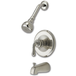 Show details for WHITEFALLS TUB/SHOWER FAUCET WITH PRESSURE BALANCE VALVE - OIL RUBBED BRONZE Picture of WHITEFALLS TUB/SHOWER FAUCET WITH PRESSURE BALANCE VALVE - OIL RUBBED BRONZE