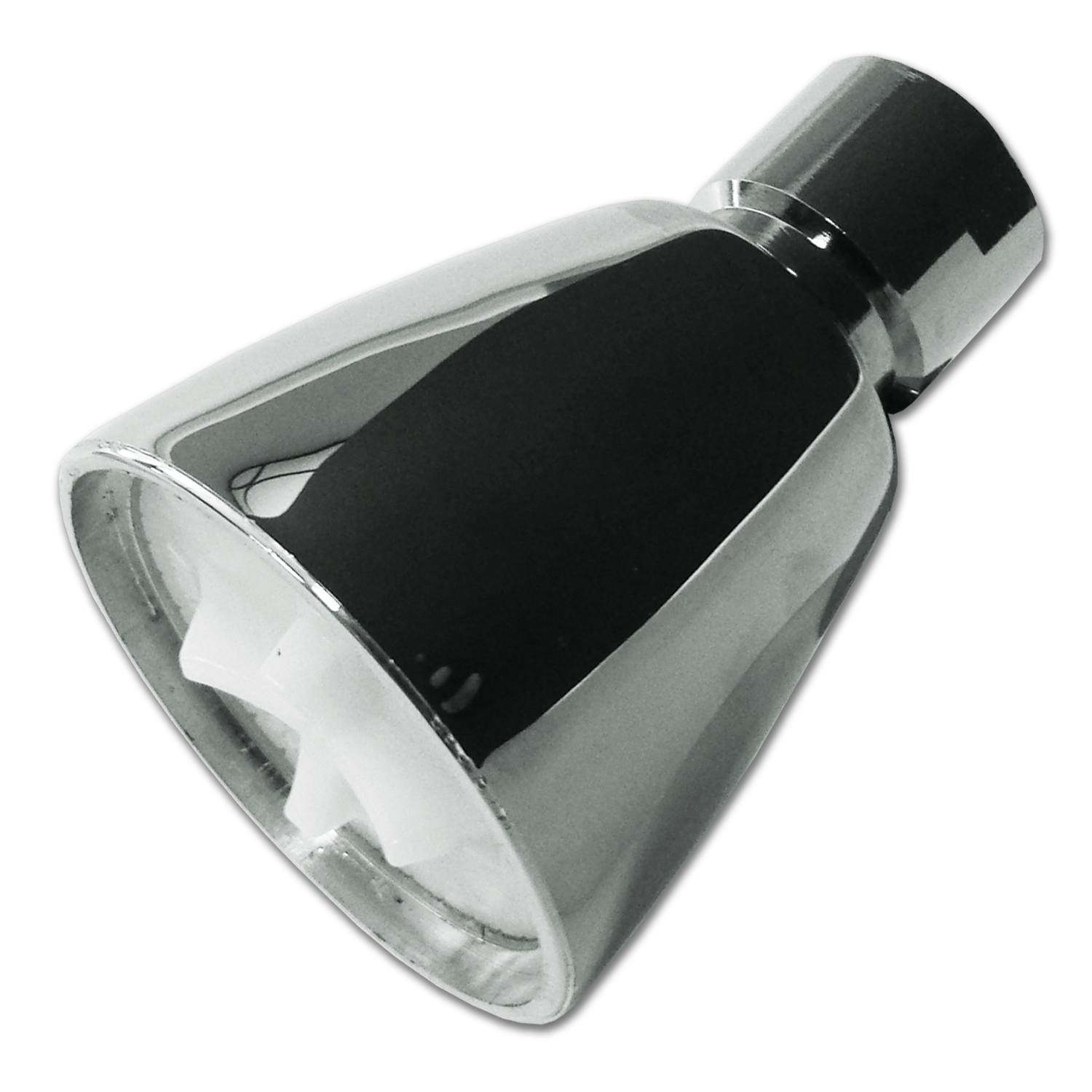 Chadwell Supply. UNIVERSAL FIT ADJUSTABLE SHOWER HEAD 2" DIA. WHITE FACE