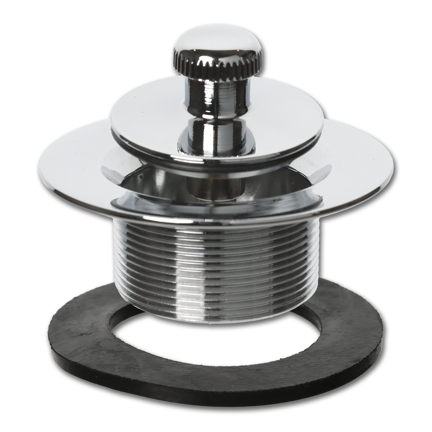 Chadwell Supply. LIFT & TURN FINE THREAD TUB STOPPER 15/8" X 16 TPI