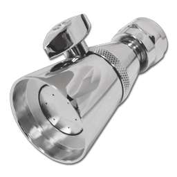 Show details for DELUXE BRASS ADJUSTABLE SIDE HANDLE SHOWER HEAD - 1-3/4" FACE Picture of DELUXE BRASS ADJUSTABLE SIDE HANDLE SHOWER HEAD - 1-3/4" FACE