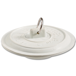 Show details for FIT-ALL WHITE RUBBER TUB STOPPER - 1-1/2" TO 2" Picture of FIT-ALL WHITE RUBBER TUB STOPPER - 1-1/2" TO 2"