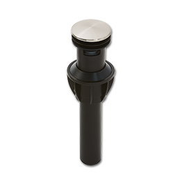 Show details for PFISTER BRUSHED NICKEL PUSH & SEAL DRAIN Picture of PFISTER BRUSHED NICKEL PUSH & SEAL DRAIN