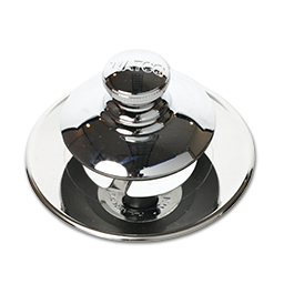 Show details for WATCO UNIVERSAL NUFIT PUSH PULL TUB STOPPER WITH NO GRID - CHROME Picture of WATCO UNIVERSAL NUFIT PUSH PULL TUB STOPPER WITH NO GRID - CHROME