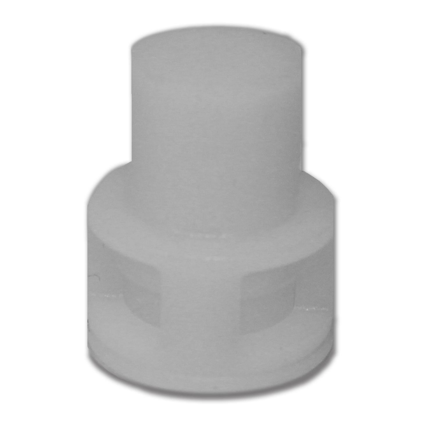 Chadwell Supply. PLASTIC PUSHON SPRAY CAP FOR DUAL HANDLE KITCHEN FAUCET