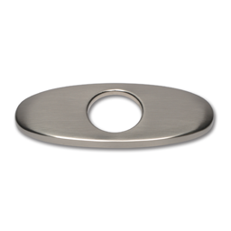 Show details for SINGLE HANDLE LAVATORY FAUCET COVER PLATE FOR 201302 - BRUSHED NICKEL Picture of SINGLE HANDLE LAVATORY FAUCET COVER PLATE FOR 201302 - BRUSHED NICKEL