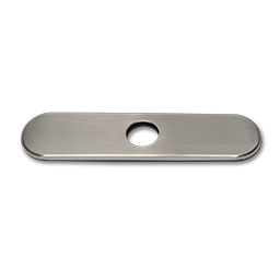 Show details for SINGLE HANDLE KITCHEN FAUCET COVER PLATE FOR 201312 - BRUSHED NICKEL Picture of SINGLE HANDLE KITCHEN FAUCET COVER PLATE FOR 201312 - BRUSHED NICKEL