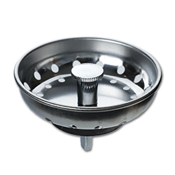 Show details for SINK BASKET INSERT WITH POST Picture of SINK BASKET INSERT WITH POST