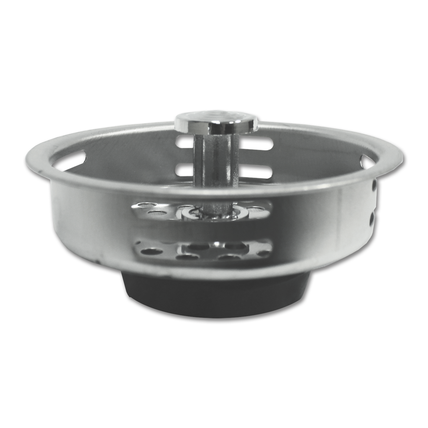 Chadwell Supply. STAINLESS STEEL BASKET STRAINER WITH RUBBER STOPPER