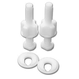 TOILET SEAT BOLTS - PAIR