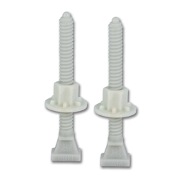 Show details for 2.5" PLUMB PERFECT BOWL TO FLOOR TOILET BOLTS - PAIR Picture of 2.5" PLUMB PERFECT BOWL TO FLOOR TOILET BOLTS - PAIR