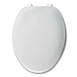 Show details for WHITE SLOW CLOSE ELONGATED PLASTIC TOILET SEAT WITH CLOSED FRONT Picture of WHITE SLOW CLOSE ELONGATED PLASTIC TOILET SEAT WITH CLOSED FRONT