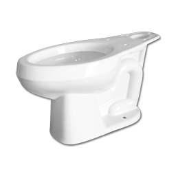 Show details for MANSFIELD 1.28 or 1.6 GPF ELONGATED TOILET BOWL - WHITE Picture of MANSFIELD 1.28 or 1.6 GPF ELONGATED TOILET BOWL - WHITE