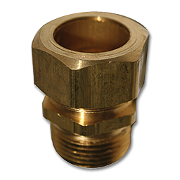 Show details for 7/8"OD COMP X 3/4"MIP BRASS UNION FOR WATER HEATER Picture of 7/8"OD COMP X 3/4"MIP BRASS UNION FOR WATER HEATER