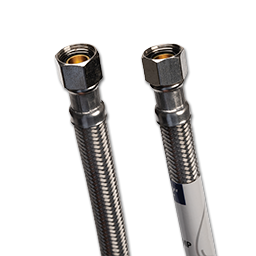 Show details for 3/8" COMP X 3/8" COMP X 12" STAINLESS STEEL FAUCET SUPPLY LINE Picture of 3/8" COMP X 3/8" COMP X 12" STAINLESS STEEL FAUCET SUPPLY LINE