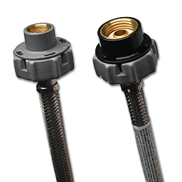 Show details for 3/8" COMP X 1/2"FIP X 16" FLUIDMASTER CLICK SEAL STAINLESS STEEL TANK SUPPLY LINE Picture of 3/8" COMP X 1/2"FIP X 16" FLUIDMASTER CLICK SEAL STAINLESS STEEL TANK SUPPLY LINE