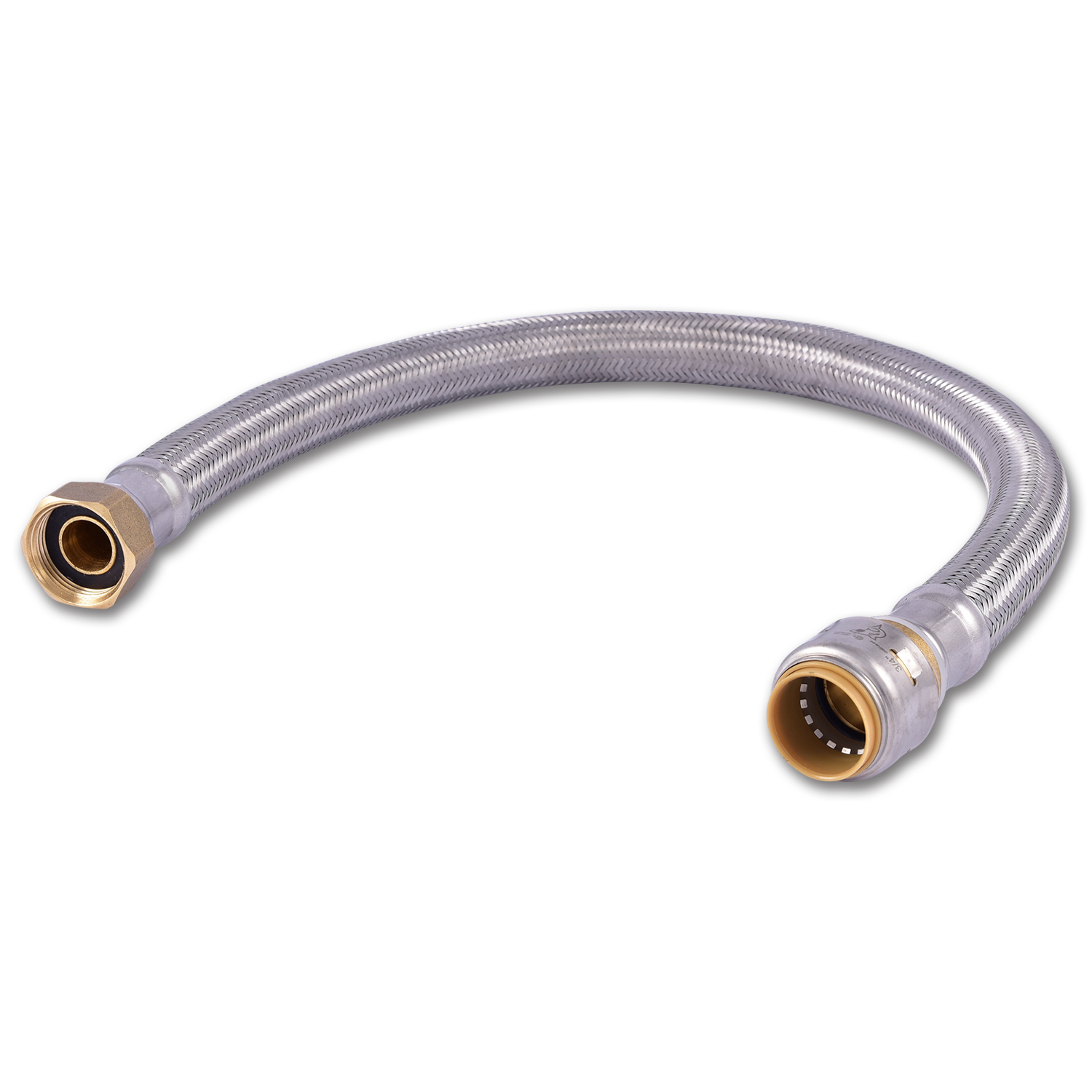 Chadwell Supply. SHARKBITE 1/2" X 3/4"FIP X 18" STAINLESS STEEL WATER