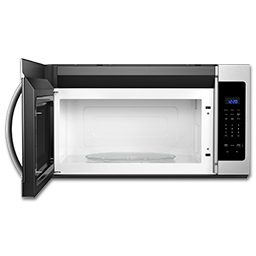 Show details for WHIRLPOOL® 1.7 CU FT OVER-THE-RANGE MICROWAVE - STAINLESS STEEL Picture of WHIRLPOOL® 1.7 CU FT OVER-THE-RANGE MICROWAVE - STAINLESS STEEL