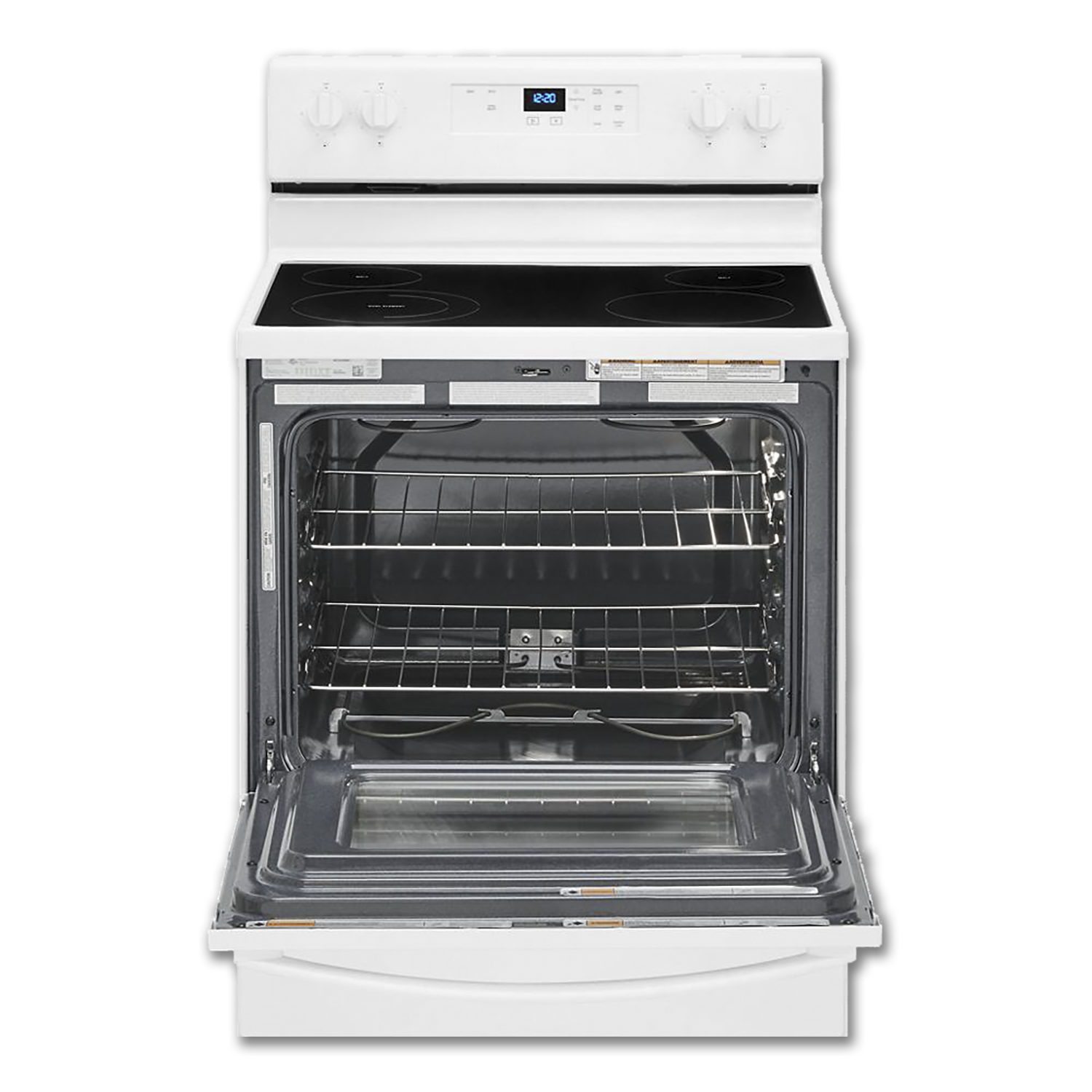 Chadwell Supply. WHIRLPOOL® 30" CERAMICTOP RANGE WHITE