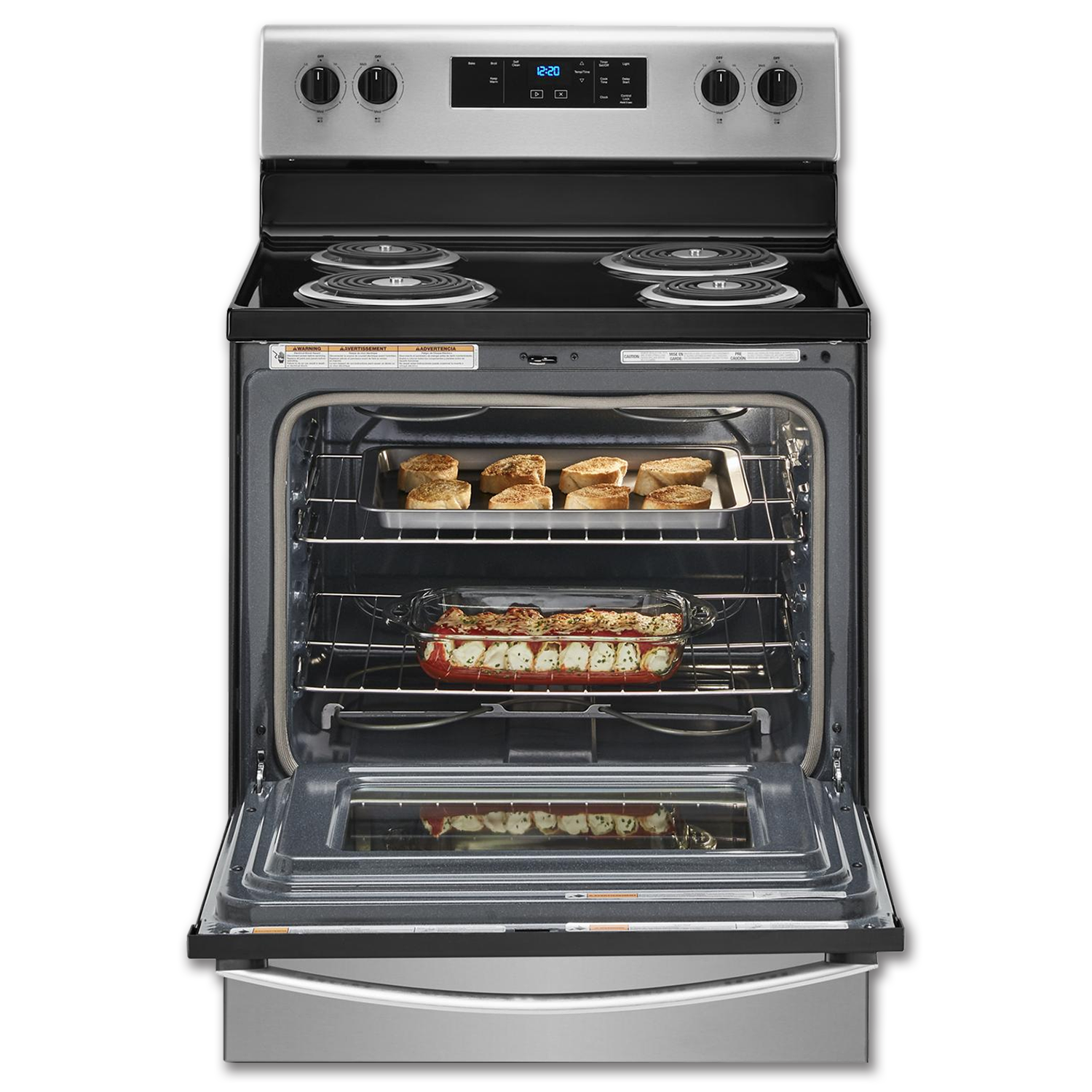 Chadwell Supply. WHIRLPOOL® 30" SELFCLEAN RANGE STAINLESS STEEL