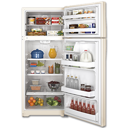 Show details for GE® ENERGY STAR® 17.5 CU FT REFRIGERATOR - BISQUE Picture of GE® ENERGY STAR® 17.5 CU FT REFRIGERATOR - BISQUE