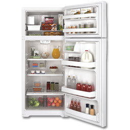 Show details for GE® ENERGY STAR® 17.5 CU FT REFRIGERATOR WITH ICE MAKER - WHITE Picture of GE® ENERGY STAR® 17.5 CU FT REFRIGERATOR WITH ICE MAKER - WHITE