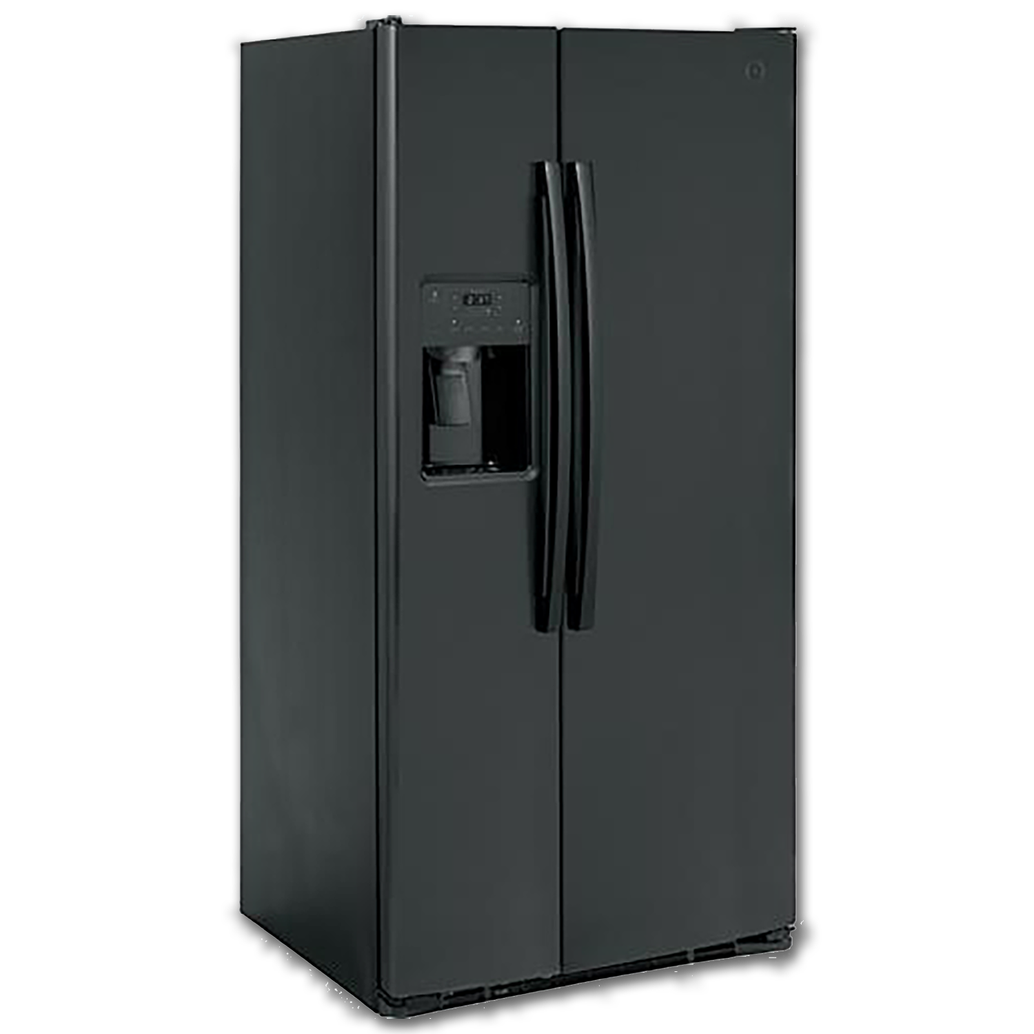 Chadwell Supply. GE® ENERGY STAR® 23.2 CU FT SIDE BY SIDE REFRIGERATOR BLACK