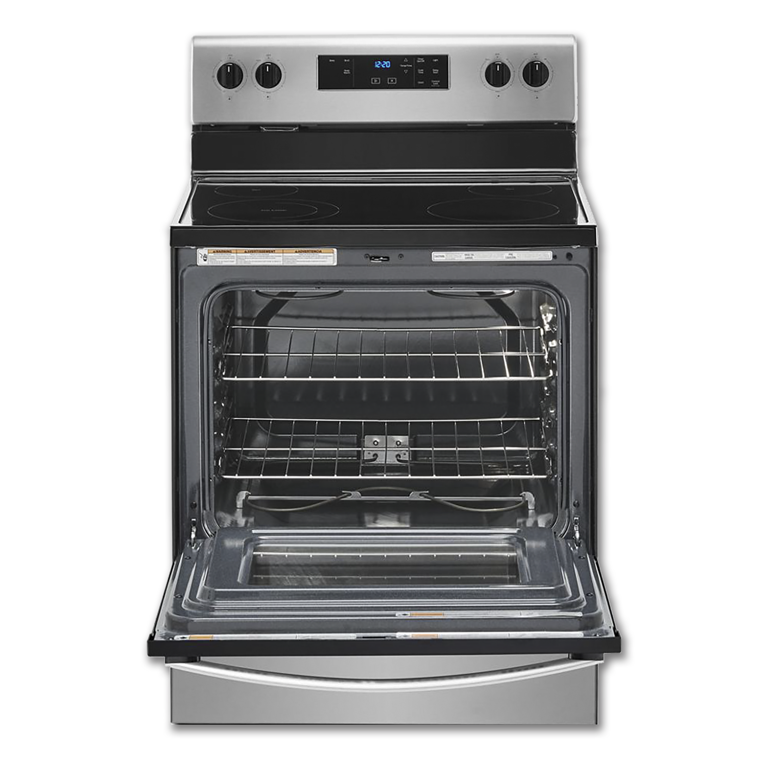 Chadwell Supply. WHIRLPOOL® 30" CERAMICTOP RANGE STAINLESS STEEL (WFE320M0JS)