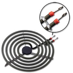Show details for 8" PLUG-IN UNIVERSAL BURNER ELEMENT - 5-TURN - MP21YA Picture of 8" PLUG-IN UNIVERSAL BURNER ELEMENT - 5-TURN - MP21YA