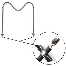 Show details for BAKE ELEMENT FOR MAGIC CHEF RP672- 16-1/2"L X 16"W Picture of BAKE ELEMENT FOR MAGIC CHEF RP672- 16-1/2"L X 16"W
