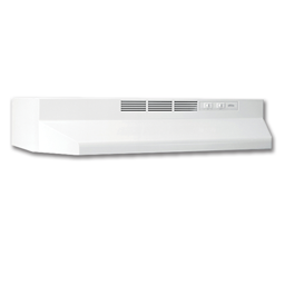 Show details for 30" WHITE DUCTLESS BROAN RANGEHOOD - 413001 Picture of 30" WHITE DUCTLESS BROAN RANGEHOOD - 413001