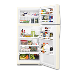 Show details for WHIRLPOOL 16 CU FT REFRIGERATOR - BISCUIT -WRT106TFDT Picture of WHIRLPOOL 16 CU FT REFRIGERATOR - BISCUIT -WRT106TFDT