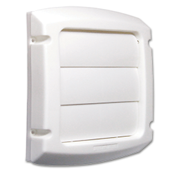 Show details for WHITE LOUVERED DRYER VENT COVER Picture of WHITE LOUVERED DRYER VENT COVER
