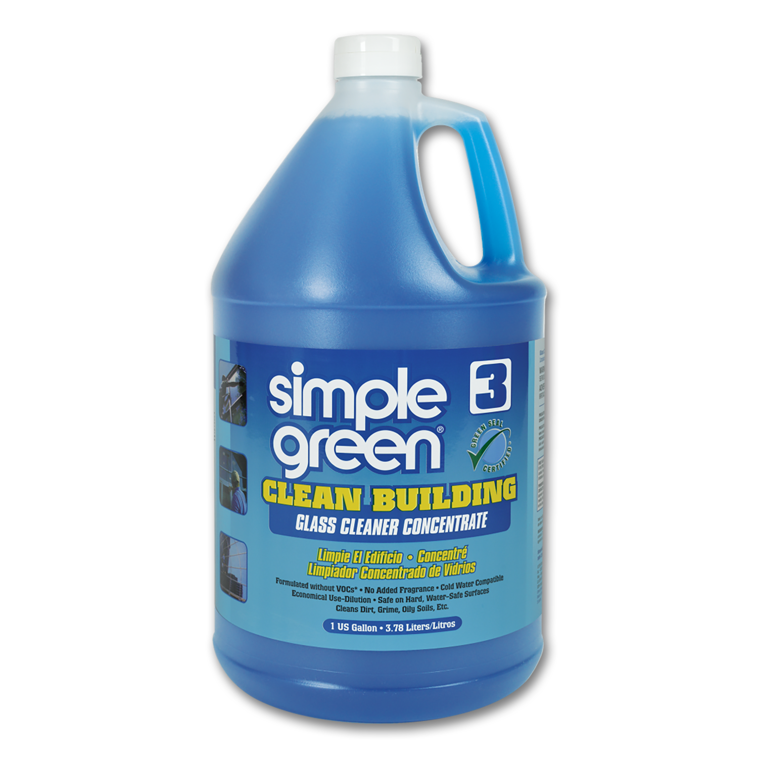 Chadwell Supply. SIMPLE GREEN CLEAN BUILDING- GLASS CLEANER CONCENTRATE