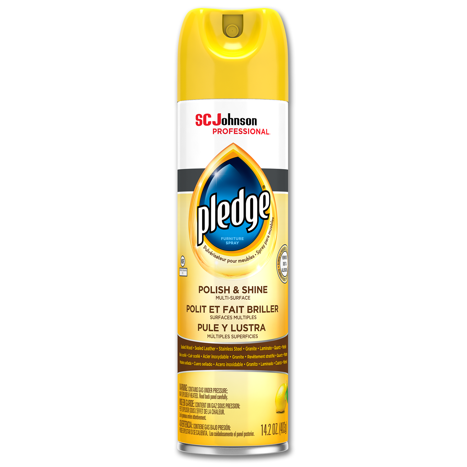 Chadwell Supply. PLEDGE FURNITURE POLISH 14.2 OZ.