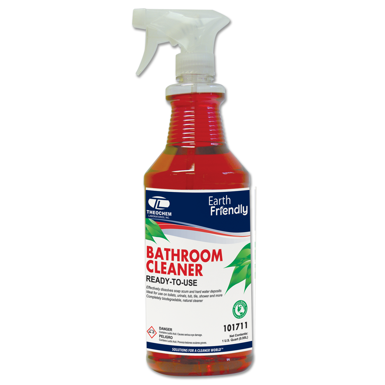Chadwell Supply. EARTH FRIENDLY BATHROOM CLEANER QT