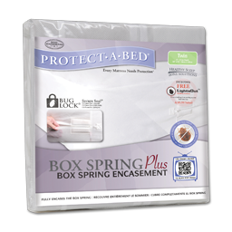 Show details for BOB1001 - PROTECT A BED - BOX SPRING ENCASEMENT- TWIN (CASE OF 10) 38X75X9 Picture of BOB1001 - PROTECT A BED - BOX SPRING ENCASEMENT- TWIN (CASE OF 10) 38X75X9