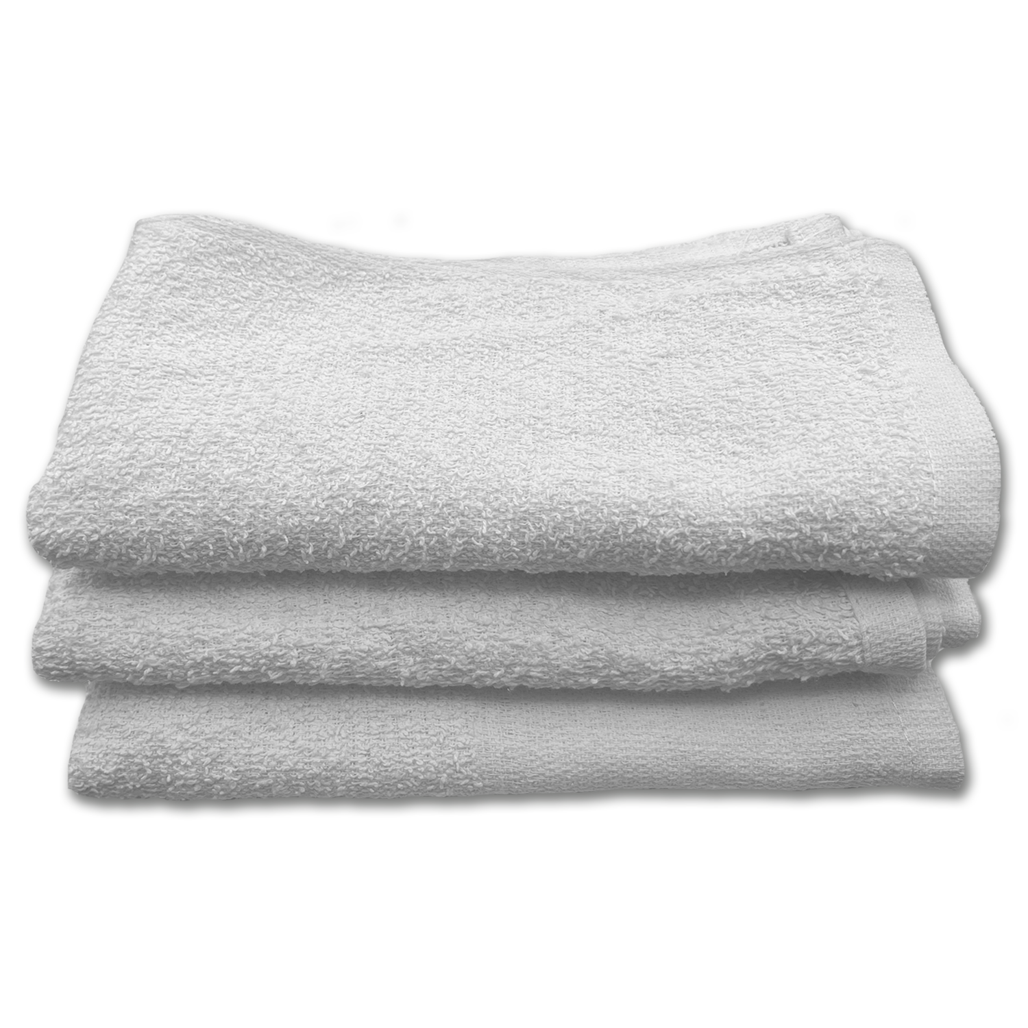 Chadwell Supply. WHITE TERRY CLOTH TOWELS - 8/PK