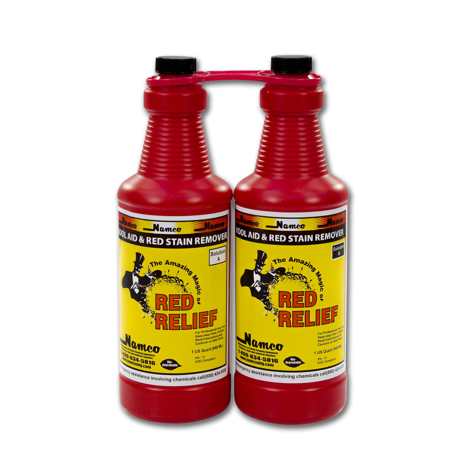 Chadwell Supply. NAMCO RED RELIEF CARPET STAIN REMOVER KIT 2/PK