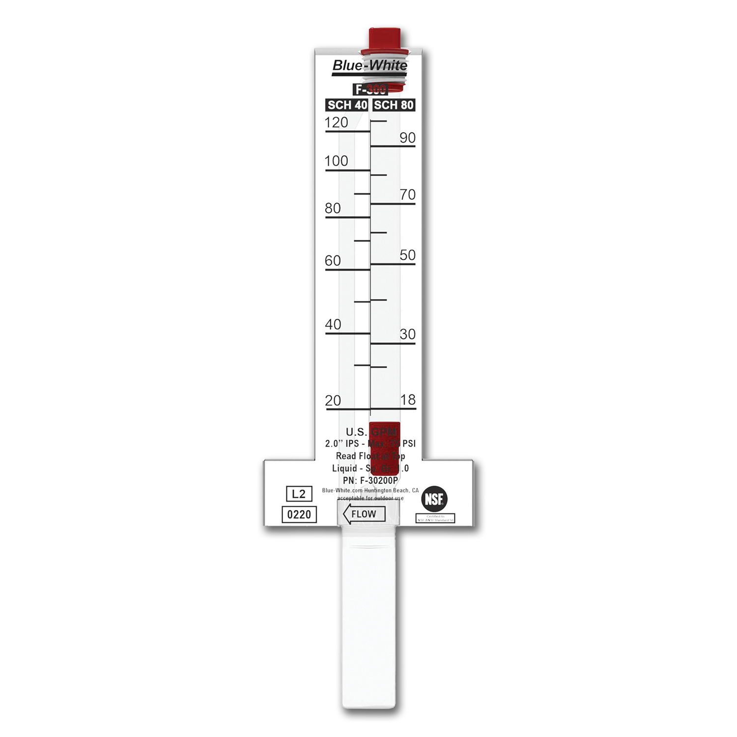 Chadwell Supply. 2" FLOW METER