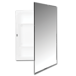 Show details for 16" X 22" BEVELED EDGE FRAMELESS MEDICINE CABINET Picture of 16" X 22" BEVELED EDGE FRAMELESS MEDICINE CABINET