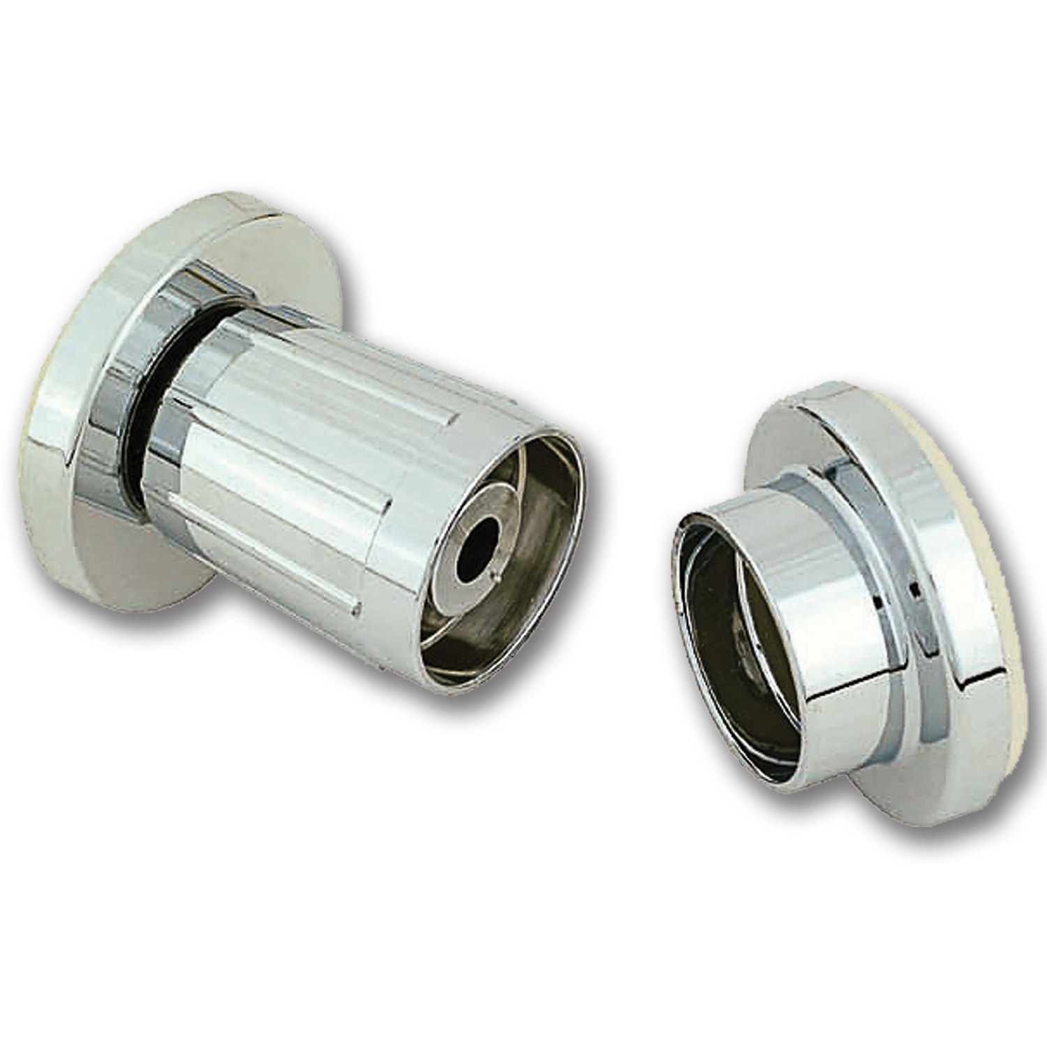 Chadwell Supply. SHOWER ROD FLANGES ADJUSTABLE CHROME ZINC