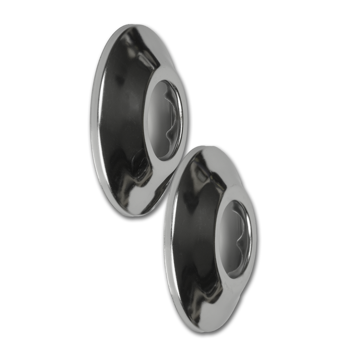 Chadwell Supply. CHROME SHOWER ROD FLANGES WITH CONCEALED SCREW 2/PK