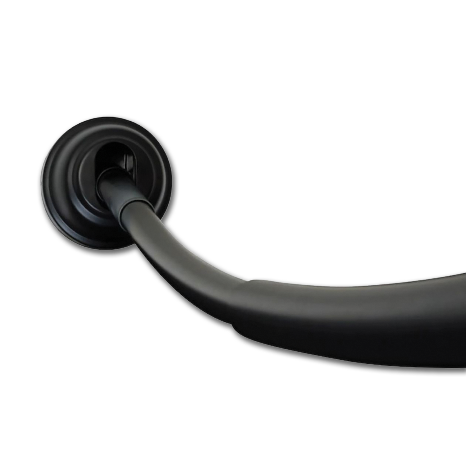 Chadwell Supply. CURVED SHOWER ROD 5072" MATTE BLACK