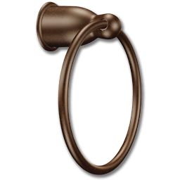 Show details for MOEN TOWEL RING - OIL RUBBED BRONZE Picture of MOEN TOWEL RING - OIL RUBBED BRONZE
